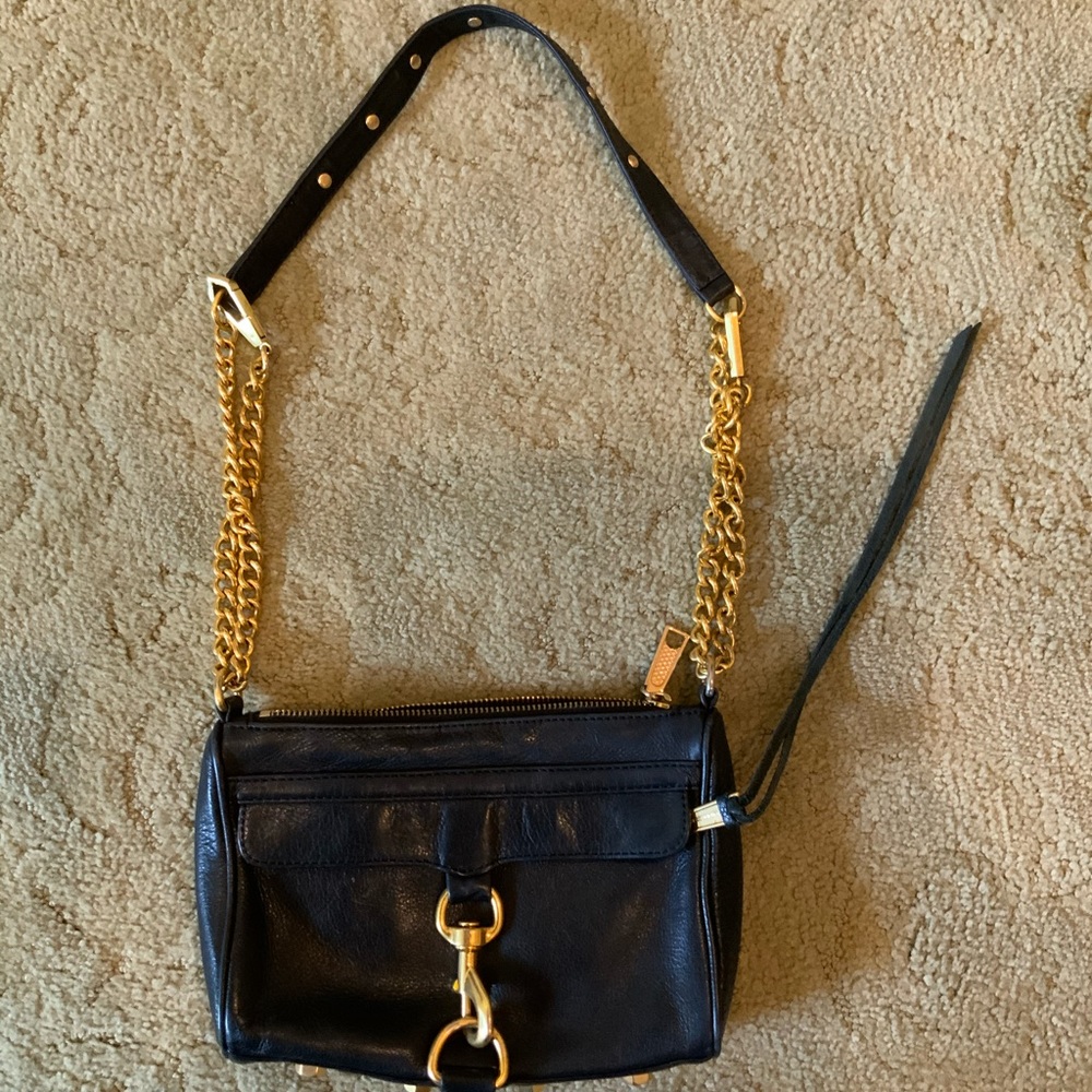Rebecca Minkoff Cross Body Black Leather